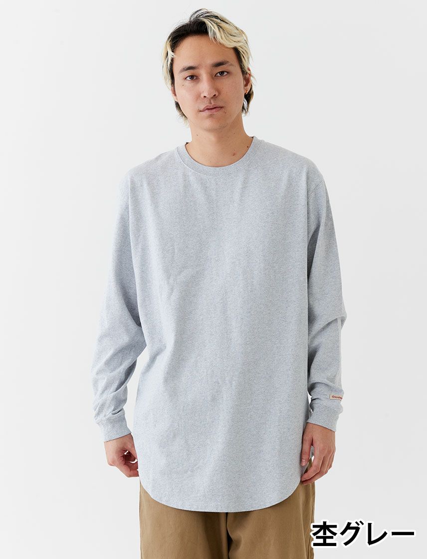 メンズ ロングTシャツ 長袖 カットソー センターライン トップス 