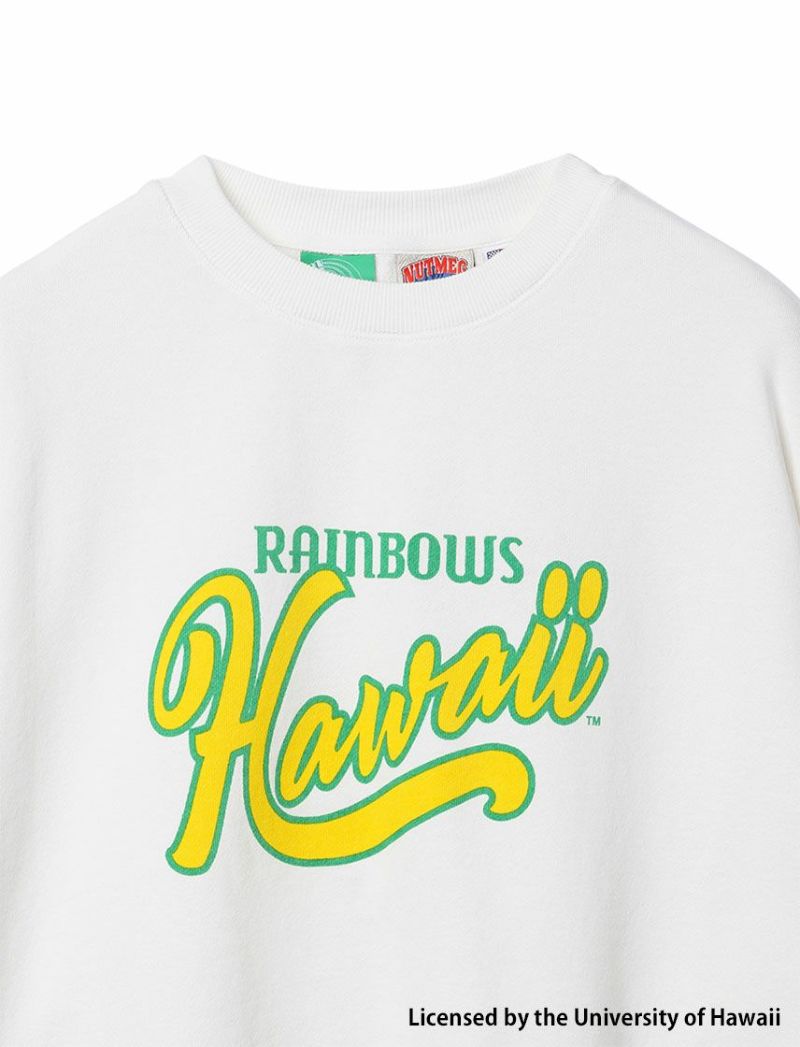 NUTMEG × UNIVERSITY OF HAWAII 厚手生地 古着L/S NUTMEG × UNIVERSITY OF HAWAII 厚手生地 古着L/S