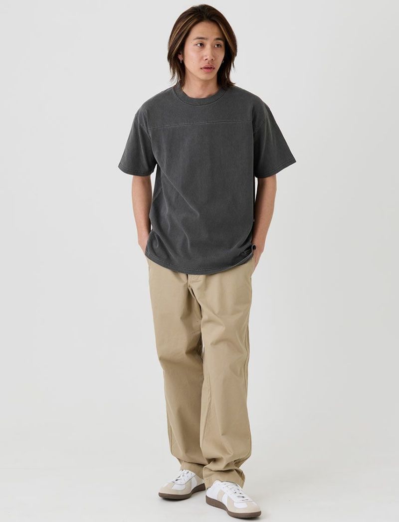 Goodwear 公式 製品染め 切替Tシャツ メンズ レディース 7.6オンス USAコットン 無地 Goodwear 公式 製品染め 切替Tシャツ メンズ レディース 7.6